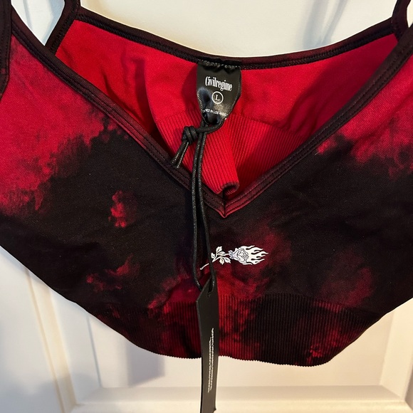 Forever Rose Sports Bra in Lava Wash - Picture 2 of 4